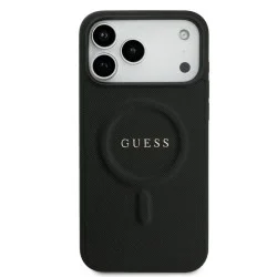 Guess Iphone 17 Pro Magsafe Leather Case With Classic Logo
